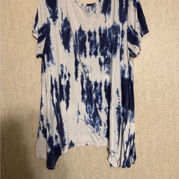 🎁 Premise top Tye dye blue/white. XXL. - Picture 2 of 3